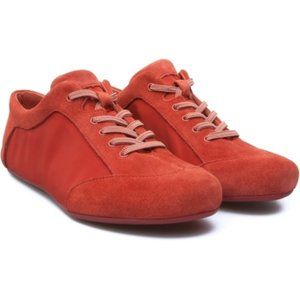 Camper Peu Orange Suede Nylon Sneakers 39 | 8.5